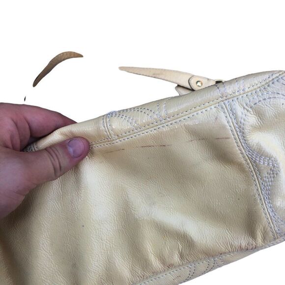 Vintage Coach Leather Shoulder Bag Purse With Dust Bag - Picture 9 of 15